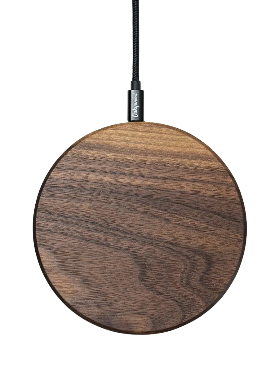 
Chargeur sans fil « Slim Charging Pad » - Noyer