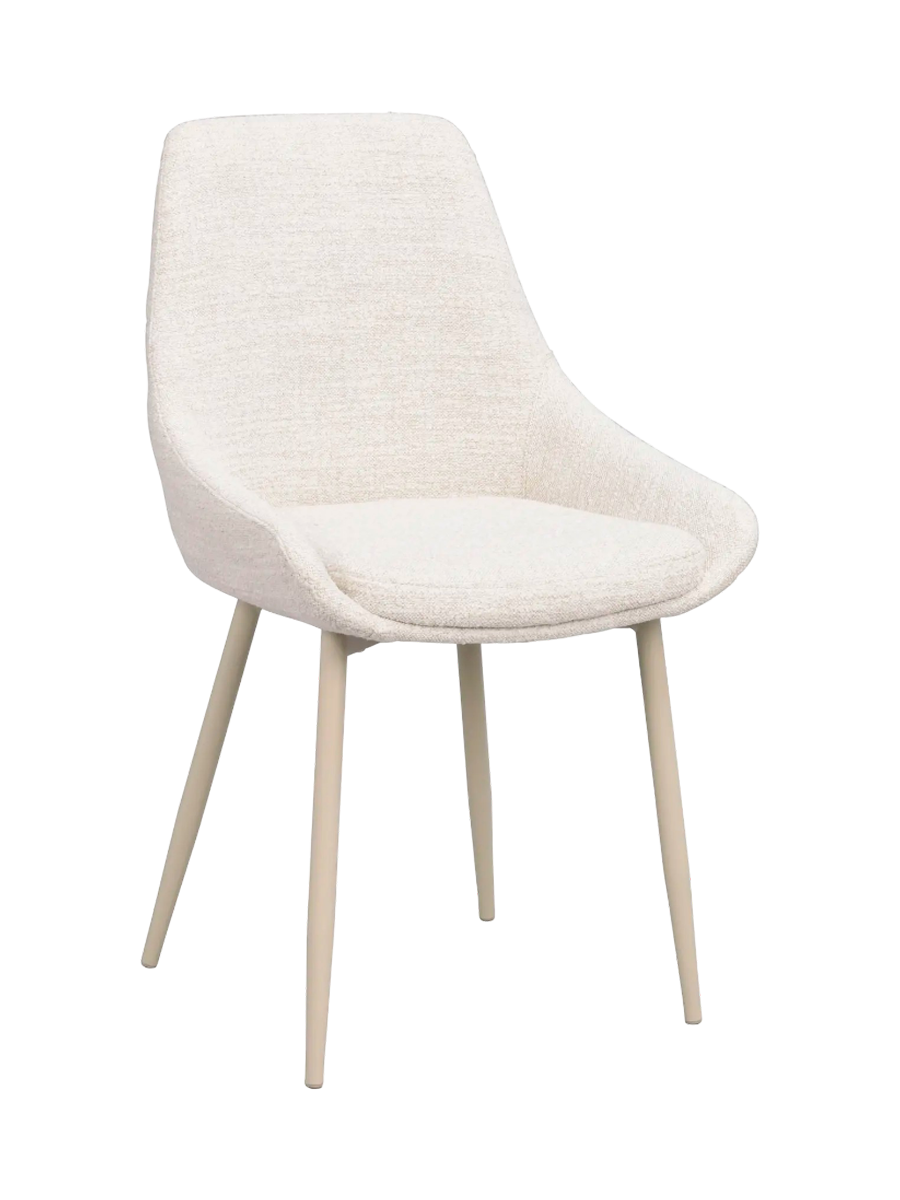 
Chaise de salle à manger design « Sina » - Beige clair / Beige