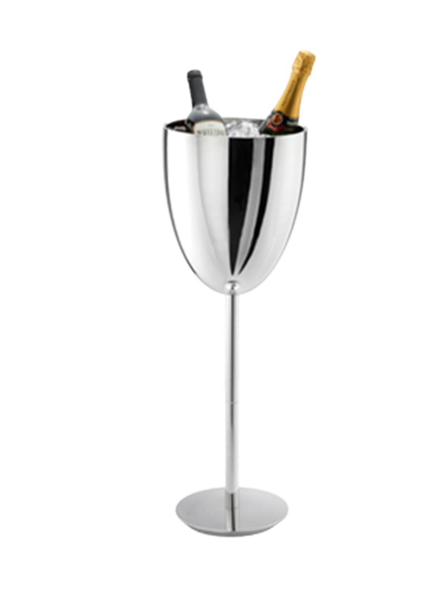 
"Monaco" Designer Champagne Cooler with Stand