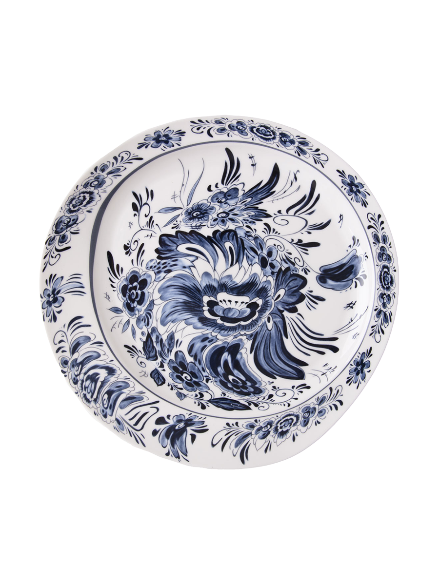 
Assiette design « Hollandia Flowers » en porcelaine