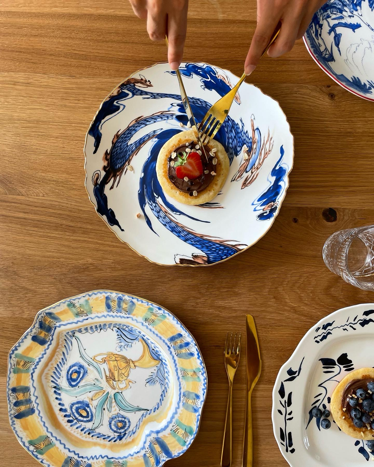 
Assiette à dîner décorative « Imari Dragon » en porcelaine