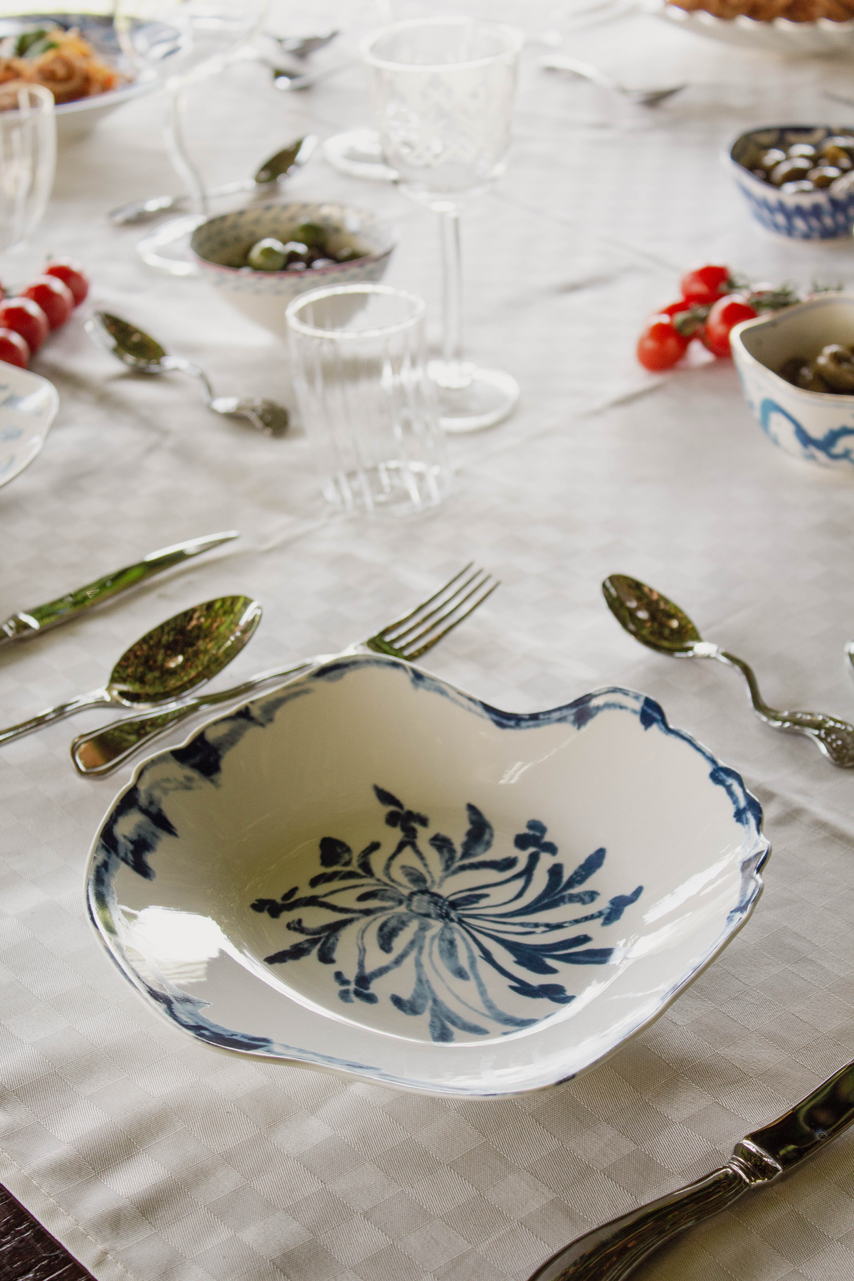 
Assiette creuse et à pâtes en porcelaine « Talavera »