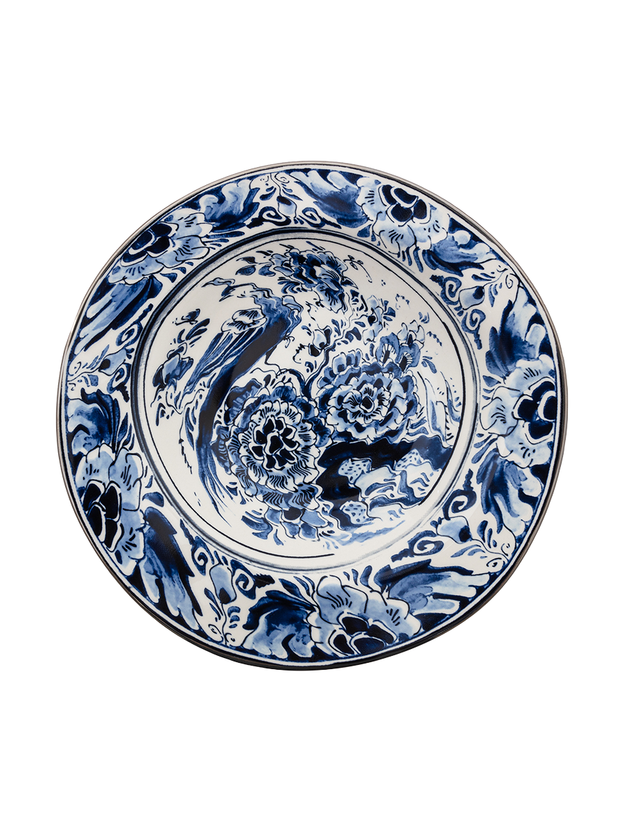 
Assiette creuse « Flower Bird » en porcelaine