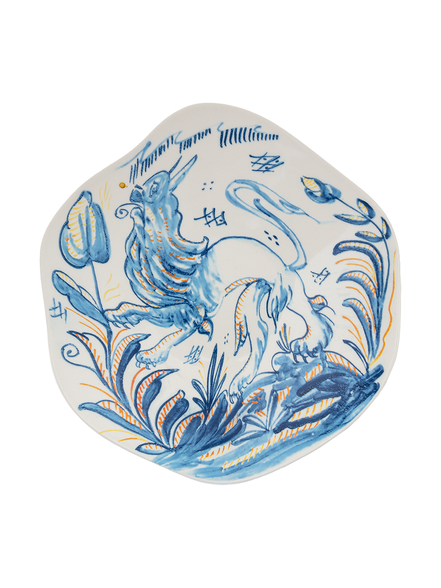 
Assiette à soupe et à pâtes design en porcelaine « Leone »