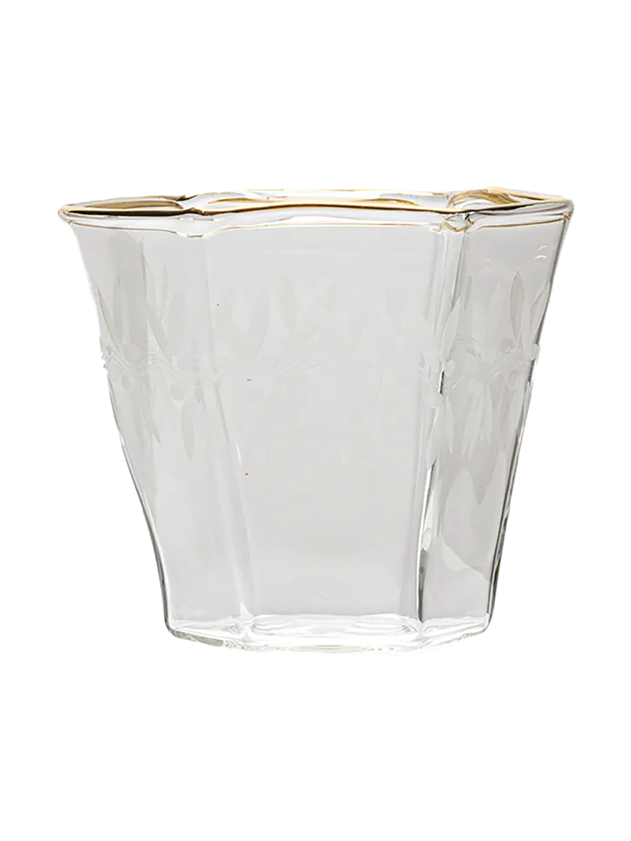 
"Classic and Acid Burano" water glass design