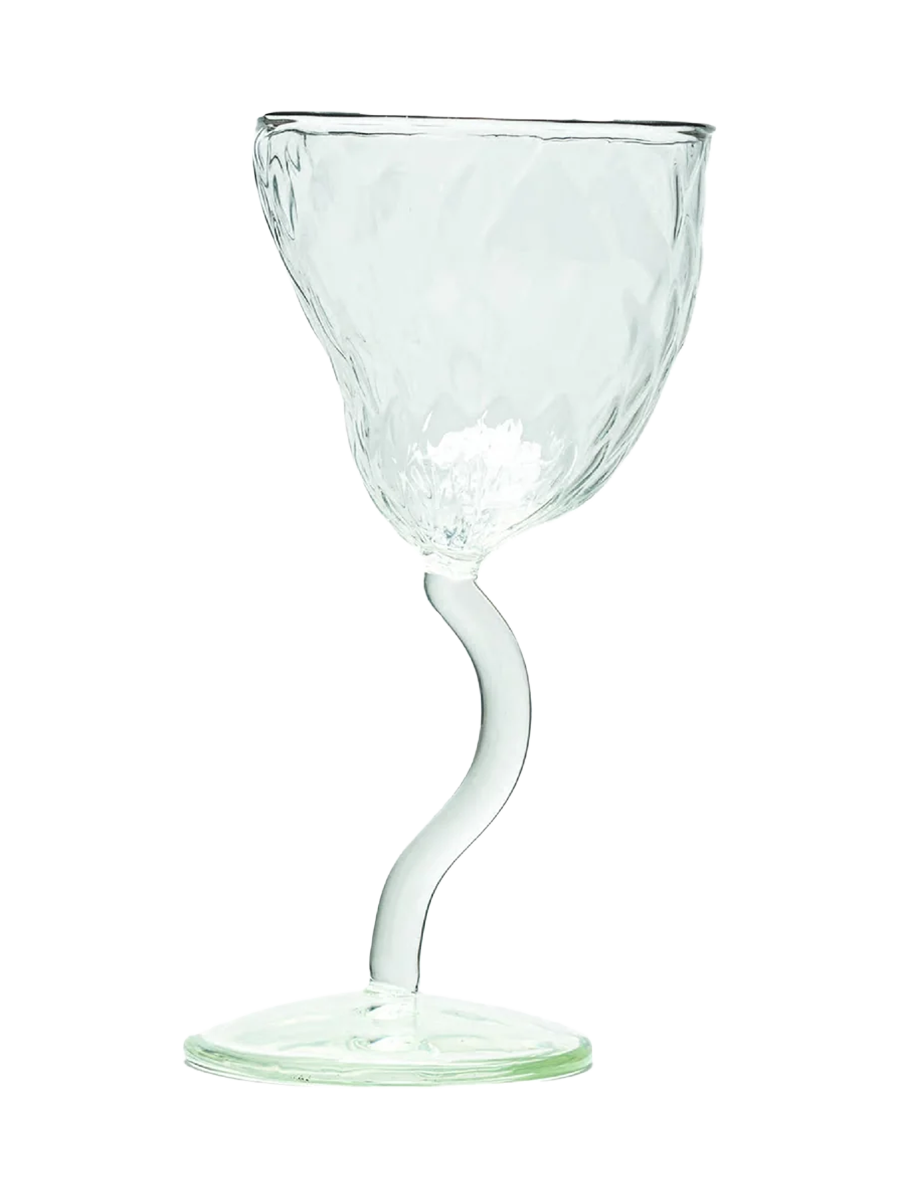 
Designer Wine Glass "Classic and Acid Diamonds"