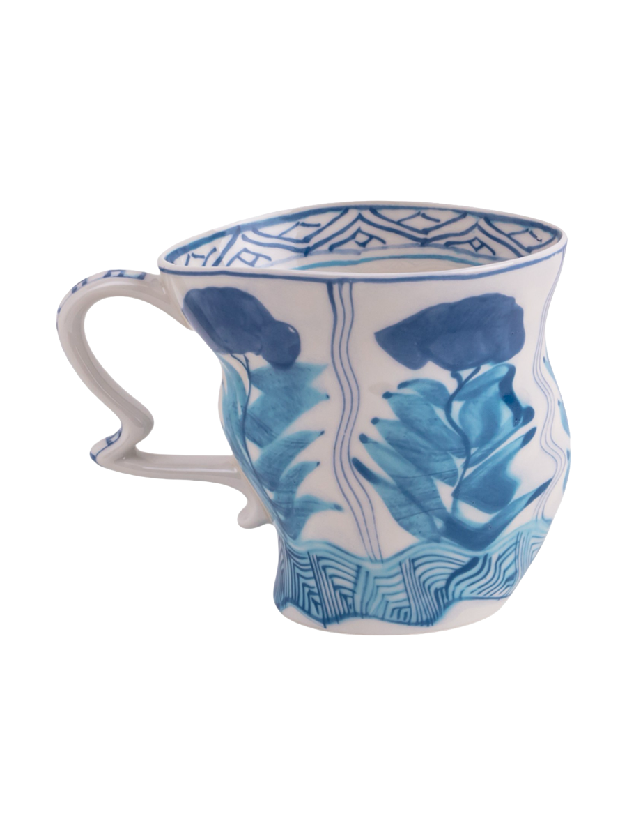 
Mug design « Sake Flower » en porcelaine