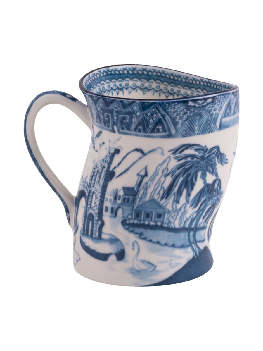 
Tasse design «Ruines» en porcelaine