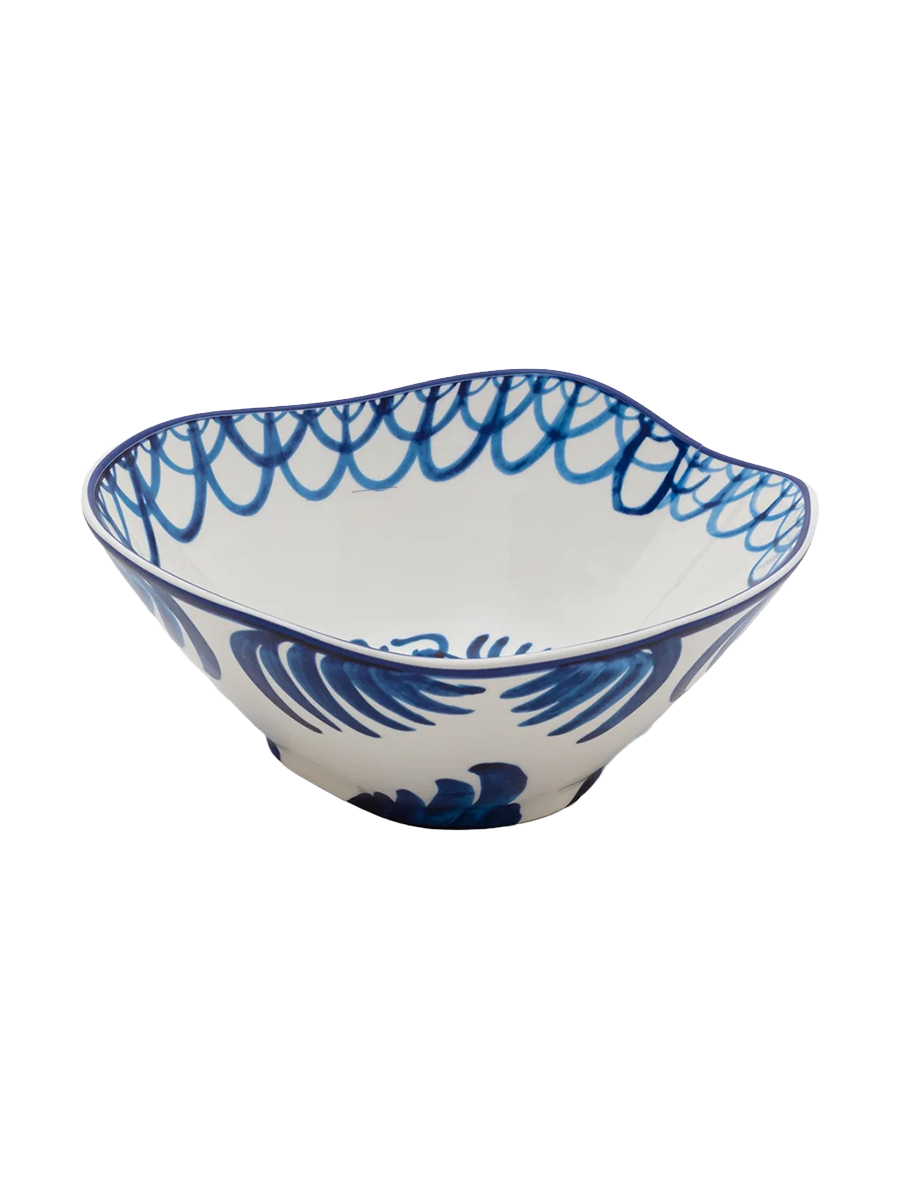 
Grande coupe design « Pajaro » en porcelaine