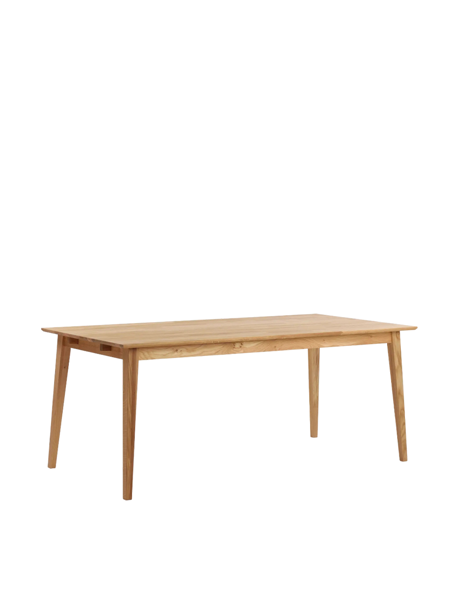 
Ausziehbarer Esstisch „Filippa“ aus massiver Eiche, 180-280 x 90 cm - Eiche Natural - Mit 2 Verlängerungsplatten, 280 x 90 cm