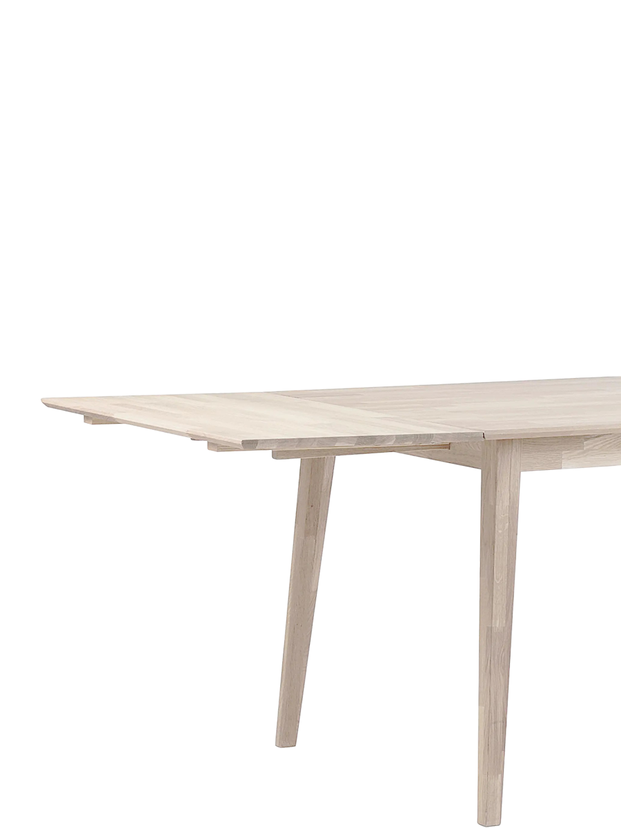 
Ausziehbarer Esstisch „Filippa“ aus massiver Eiche, 180-280 x 90 cm - Eiche hell - Mit 2 Verlängerungsplatten, 280 x 90 cm