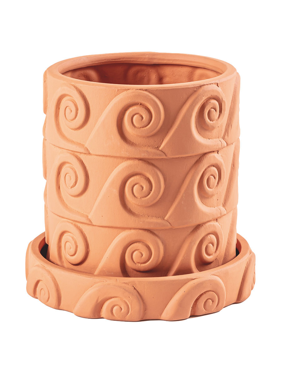 
Pot de fleurs design intérieur et extérieur « Magna Graecia Terracotta Onda »