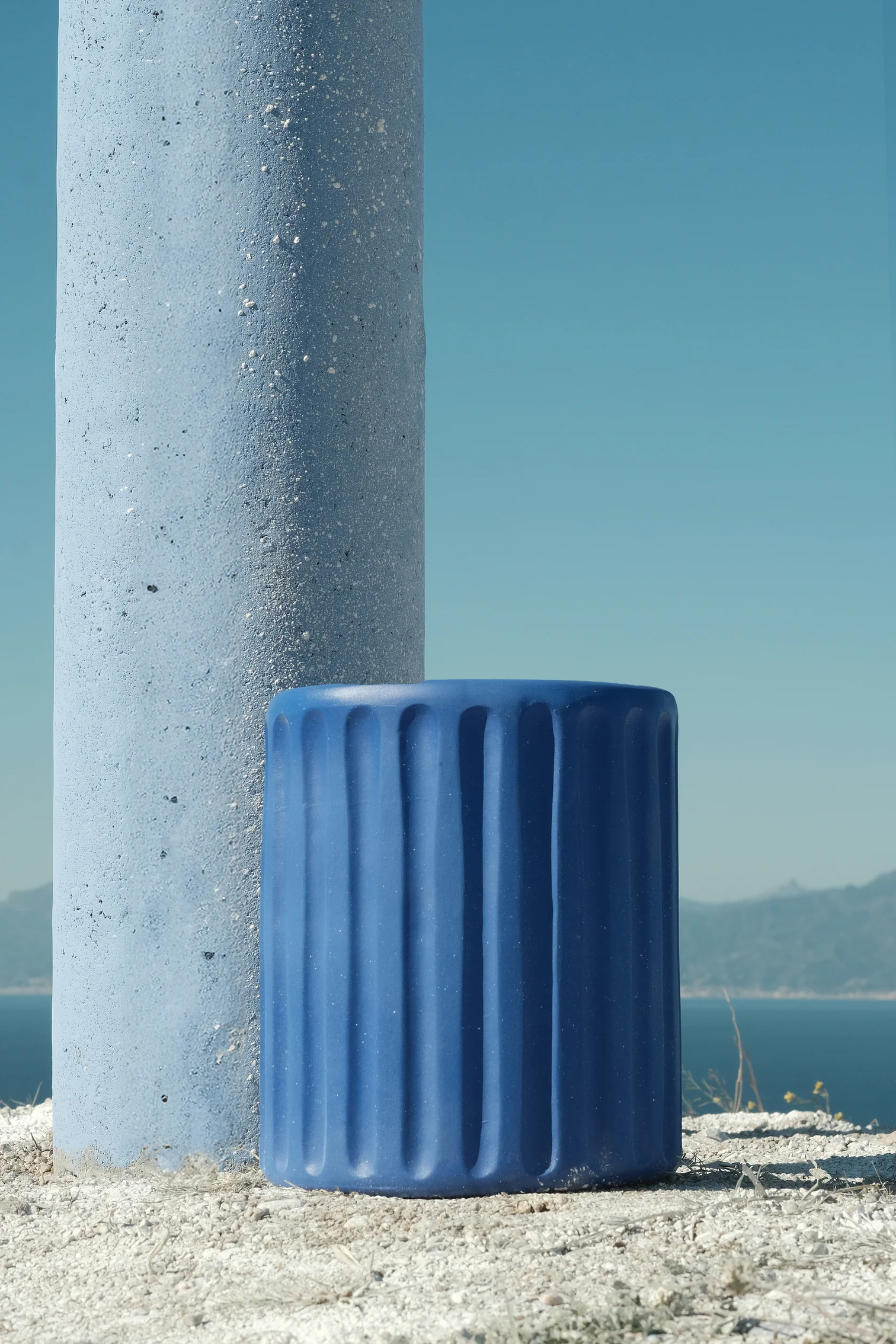 
Jardinière de design d'intérieur et d'extérieur « Magna Graecia Dorico Blue »
