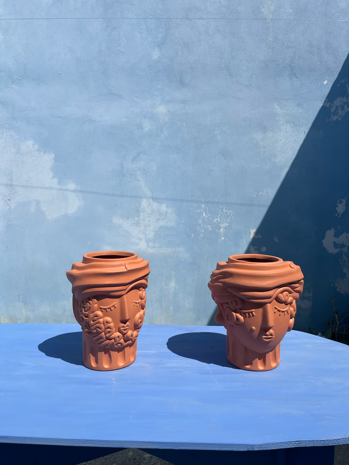 
Pot de fleurs design intérieur et extérieur « Magna Graecia Terracotta Man »