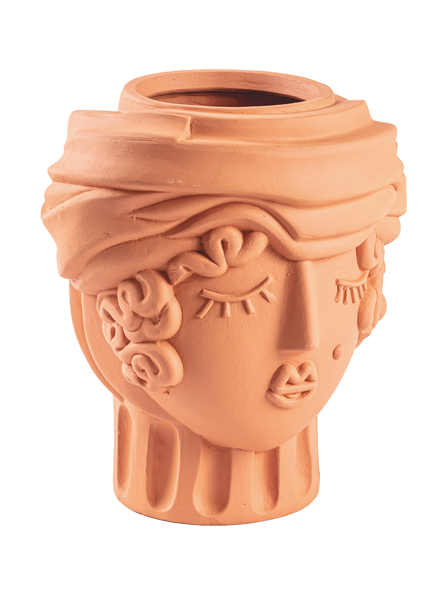 
In- & Outdoor Design Blumentopf „Magna Graecia Terracotta Woman“