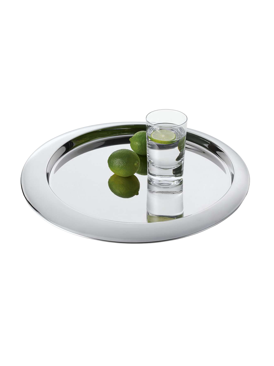 
Design Edelstahltablett „Luna“ Ø 39 cm