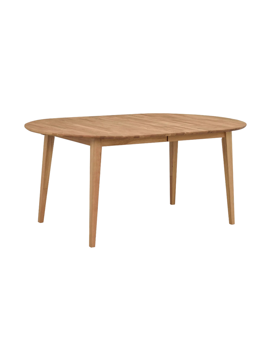 
Ovaler, ausziehbarer Tisch „Filippa“ aus massive Eiche, 170-250 x 105 cm, Eiche Natural - 170 x 105 cm