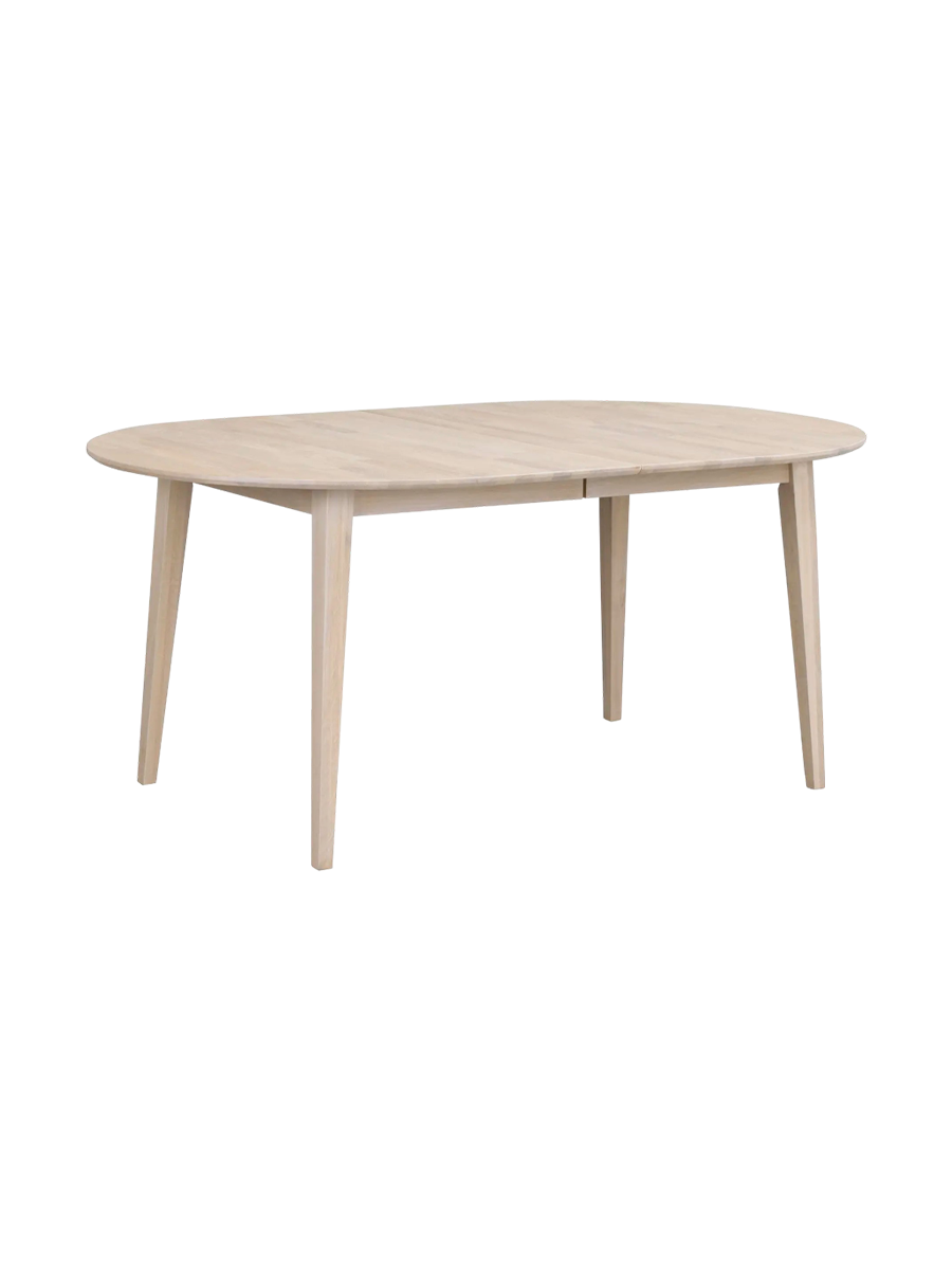 
Oval extendable table "Filippa" made of solid oak, 170-250 x 105 cm, light oak - 170 x 105 cm