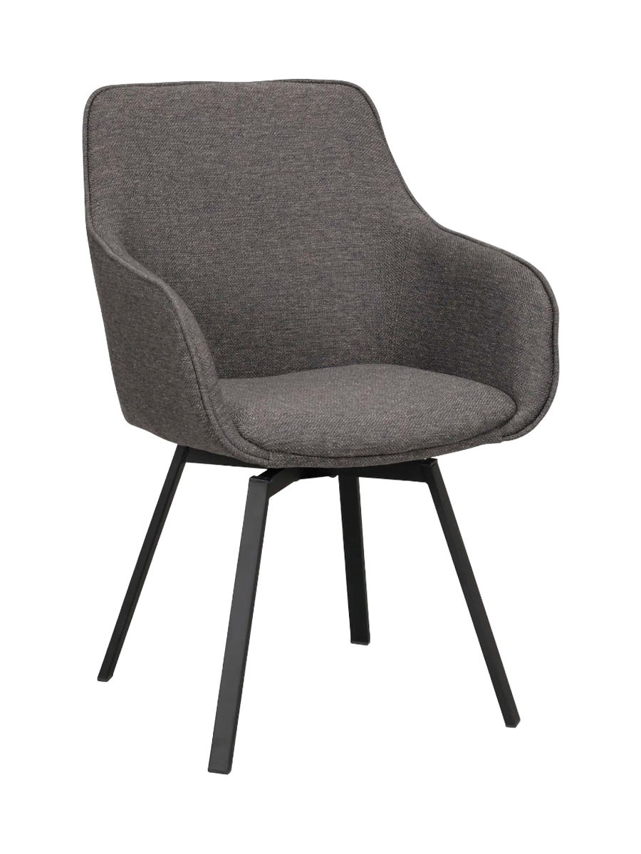 
Fauteuil design pivotant à 360° « Alison » - Gris