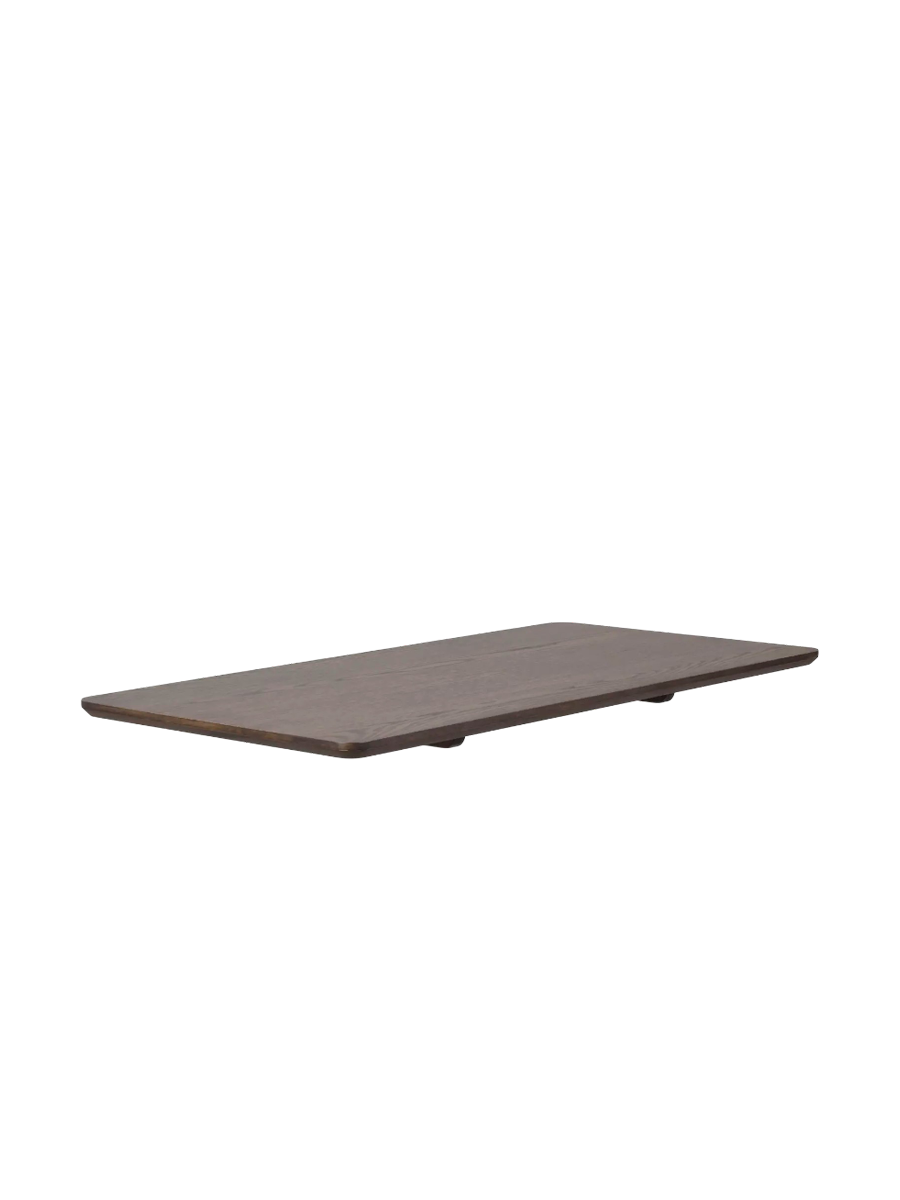 
Table à manger extensible « Yumi » 190-280 x 90 cm - Chêne Marron Foncé - Avec deux rallonges, 280 x 90 cm