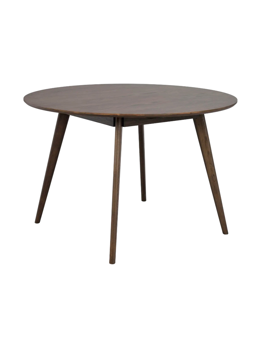 
Tavolo da pranzo rotondo «Yumi» Ø 115 cm - Rovere Marrone scuro