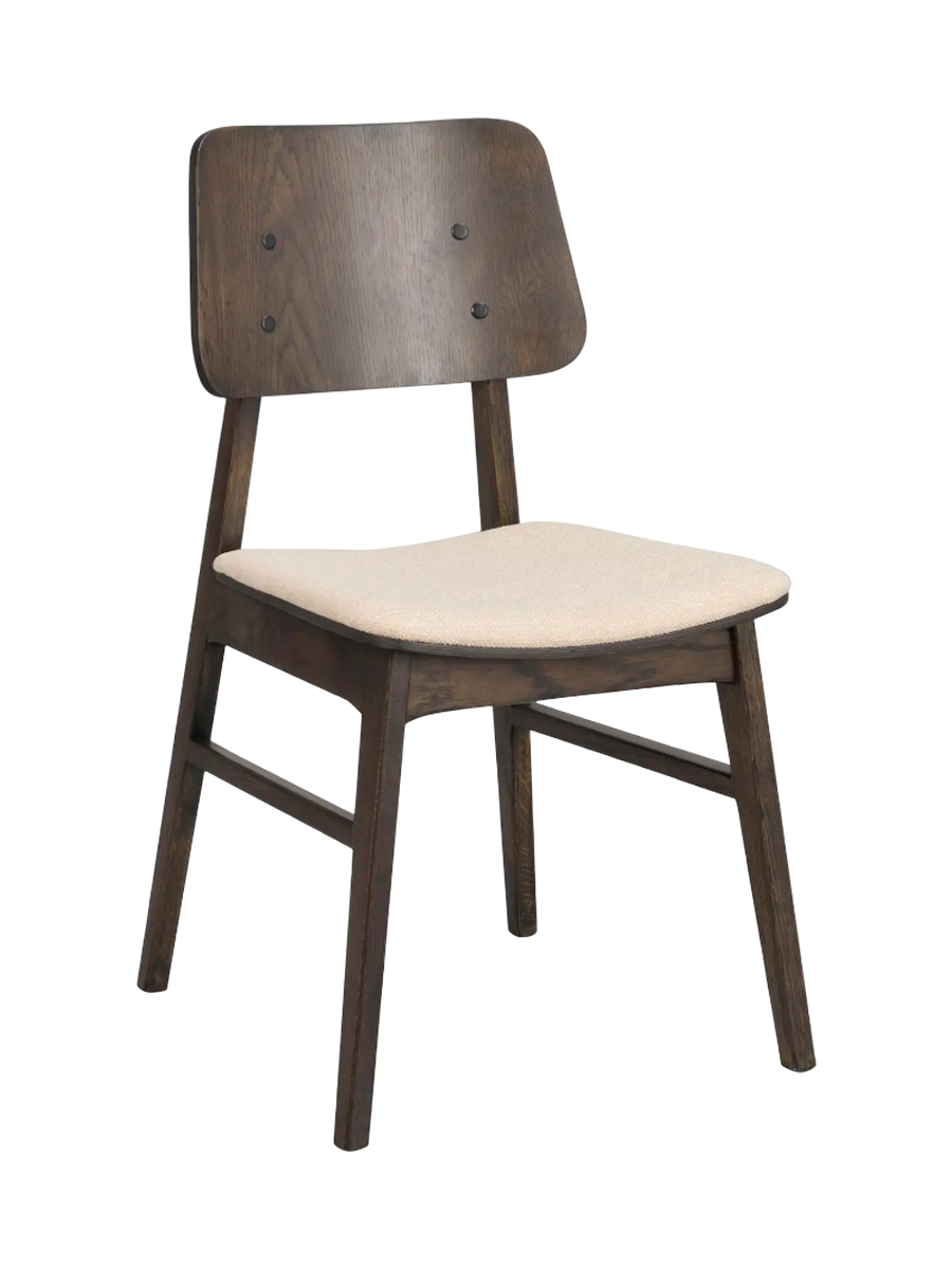 
Sedia di design “Nagano” in legno di rovere massiccio - Rovere Marrone scuro