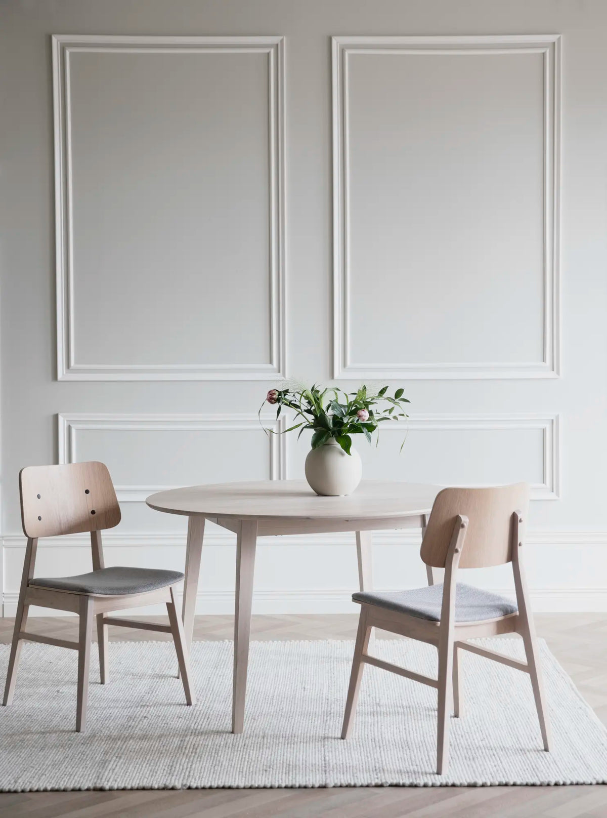 
Sedia di design “Nagano” in legno di rovere massiccio - Rovere chiaro
