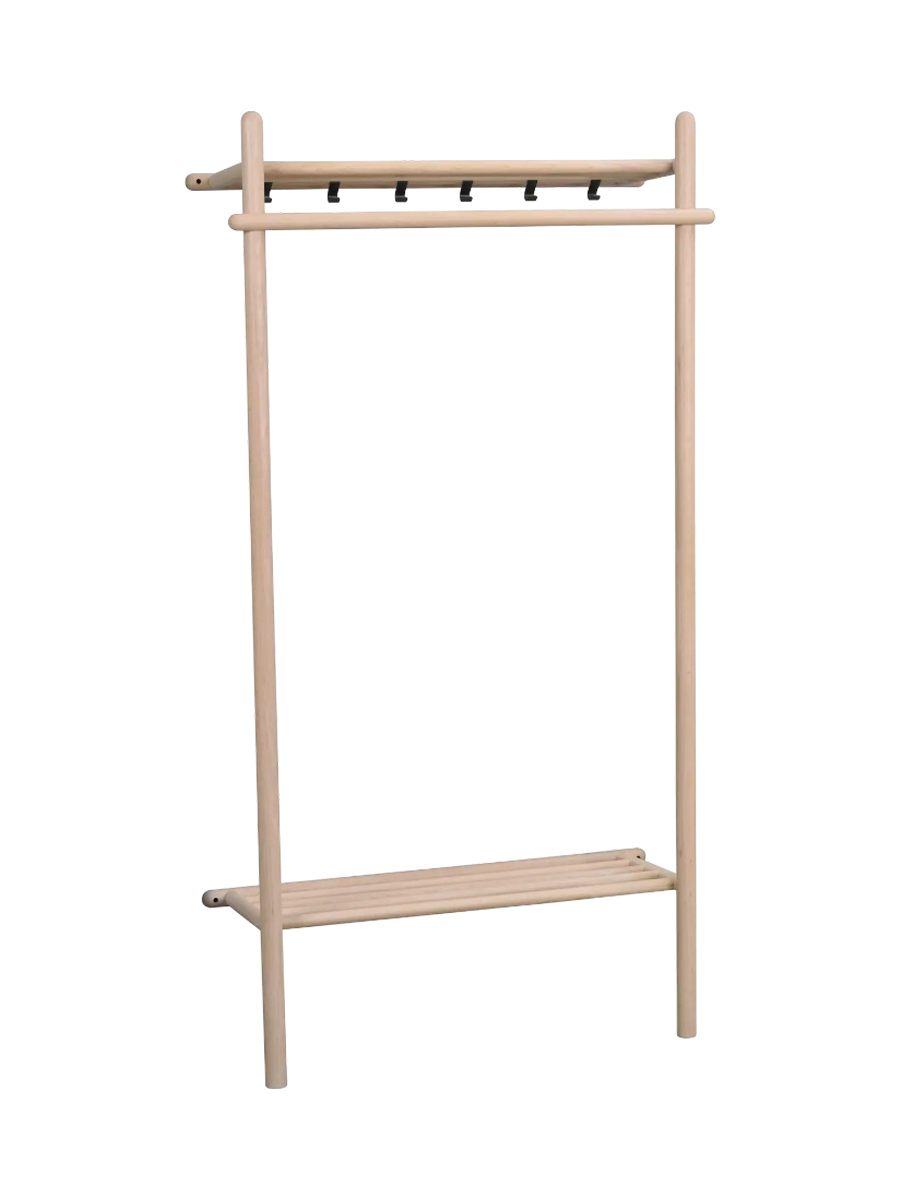 
Solid Design Wall Coat Rack "Milford" - Light oak