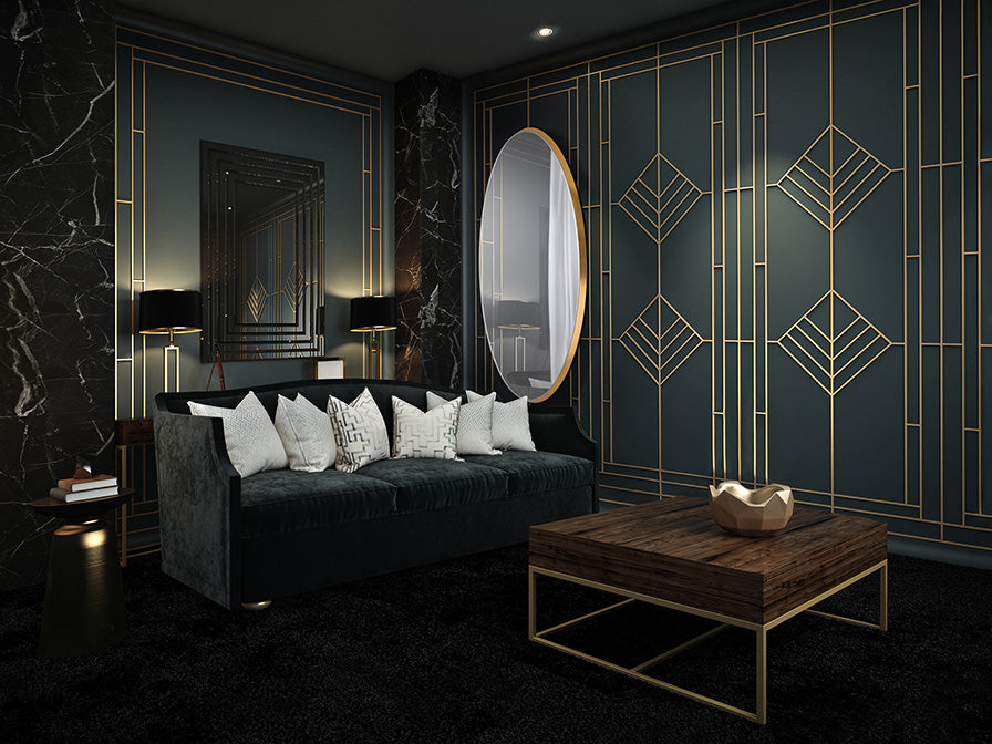 
Grande specchio da parete di design “Aries XL”