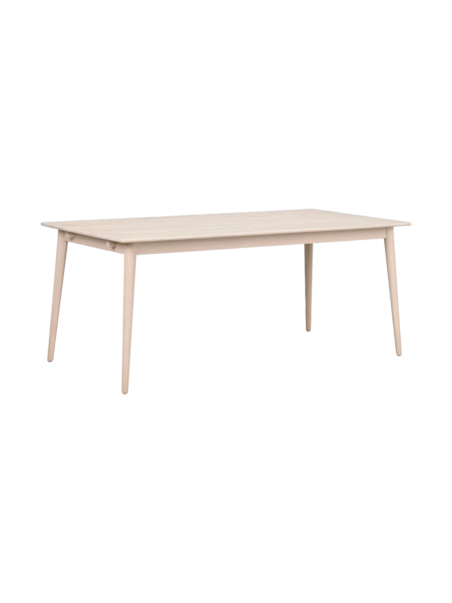 
Table de salle à manger en bois massif « Tyler » 180-280 x 90 cm, chêne clair - 180 x 90 cm