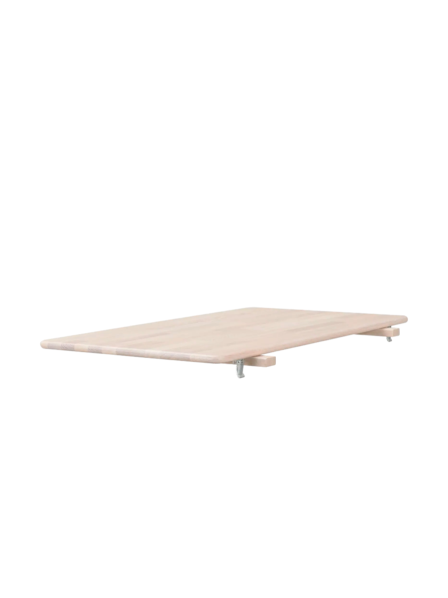 
Table de salle à manger en bois massif « Tyler » 180-280 x 90 cm, chêne clair - Avec deux rallonges, 280 x 90 cm