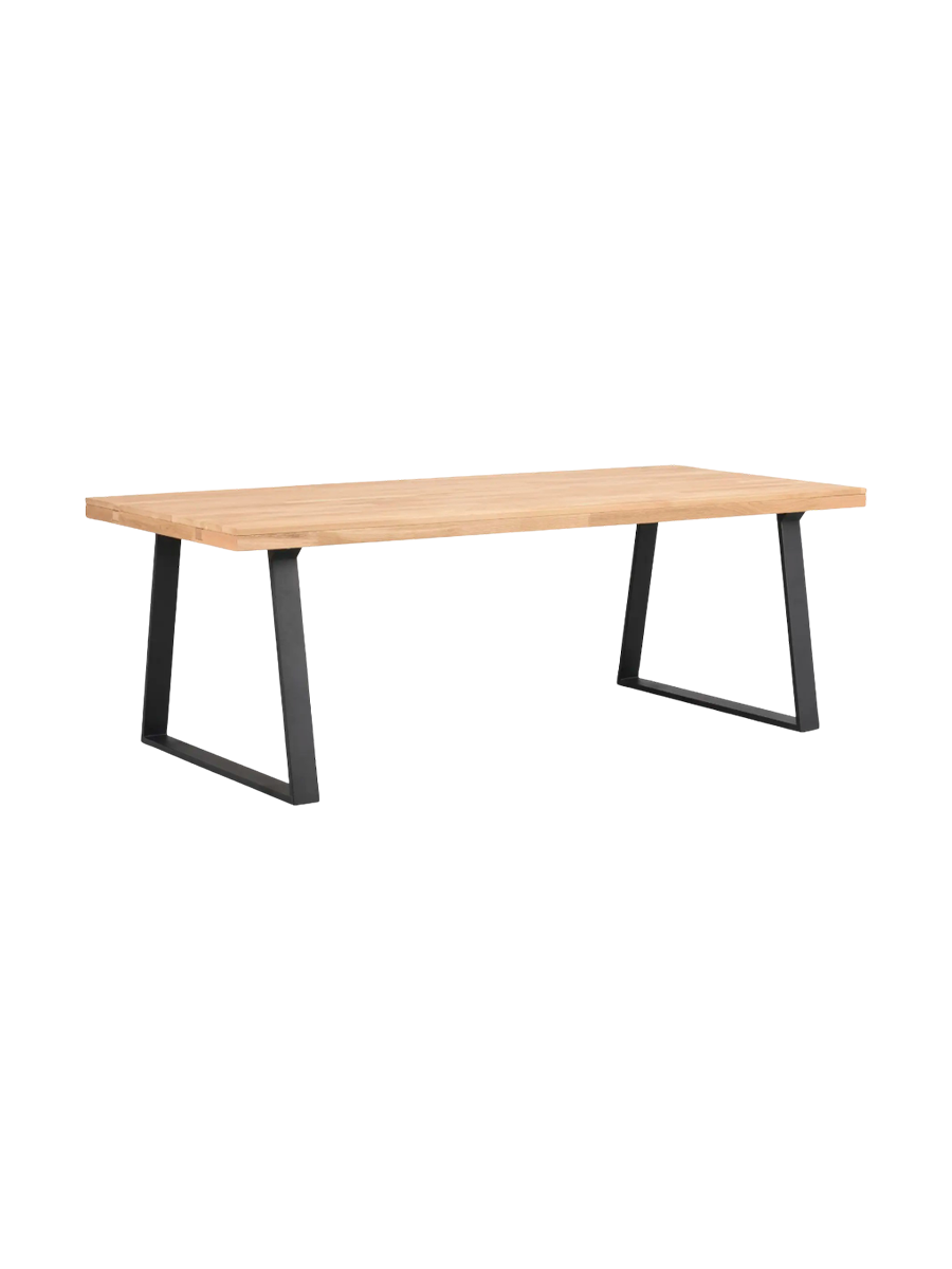 
Ausziehbarer Esstisch „Brooklyn“ aus massiver Eiche, 220-320 x 95 cm - Natural - 220 x 95 cm