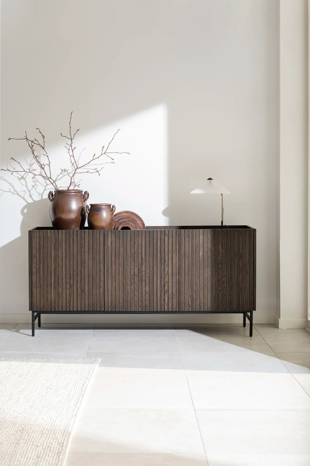
Madia di design «Halifax» 160 x 75 cm – Marrone scuro
