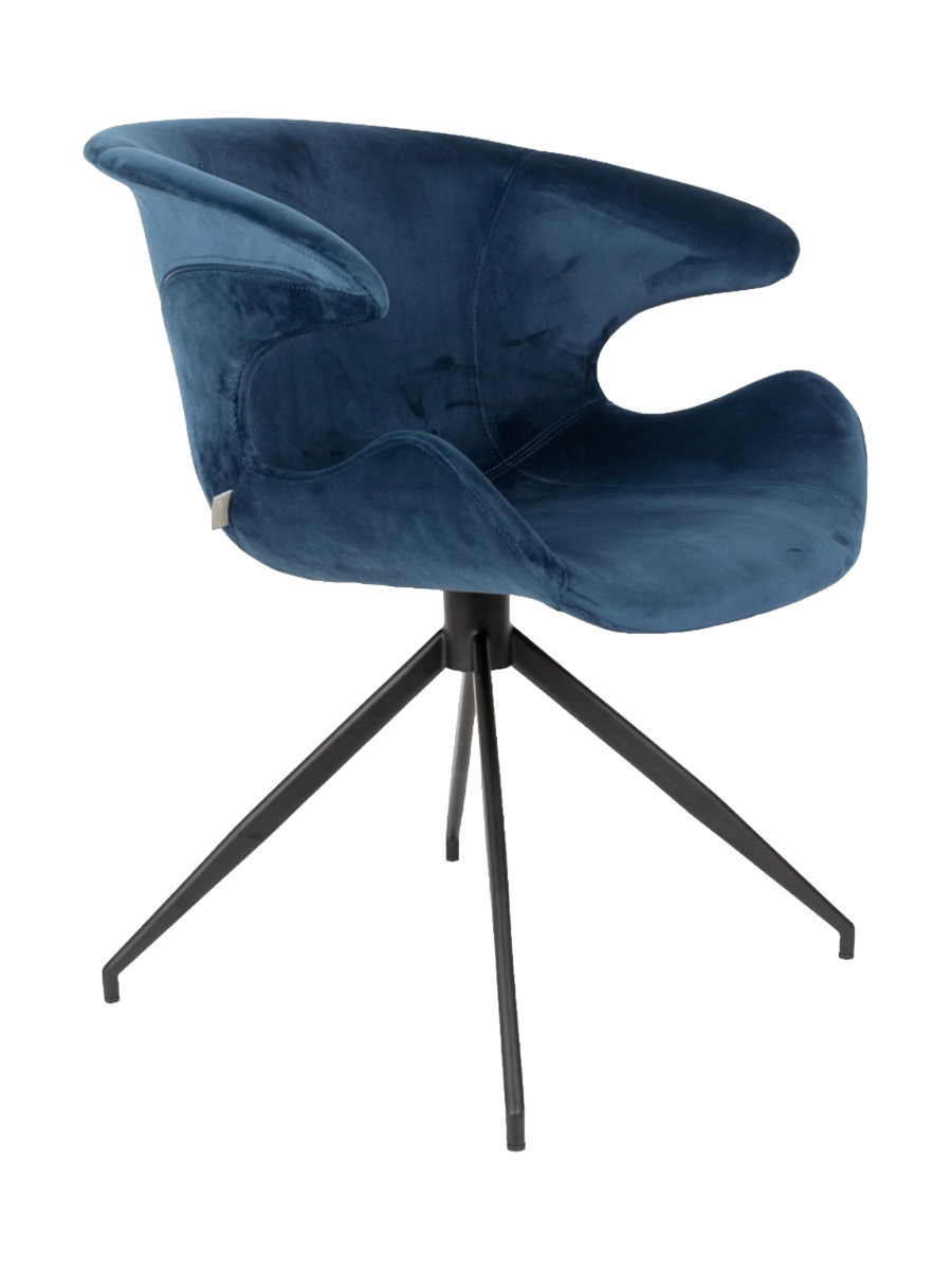 
Fauteuil design de haute qualité « Mia » - Bleu