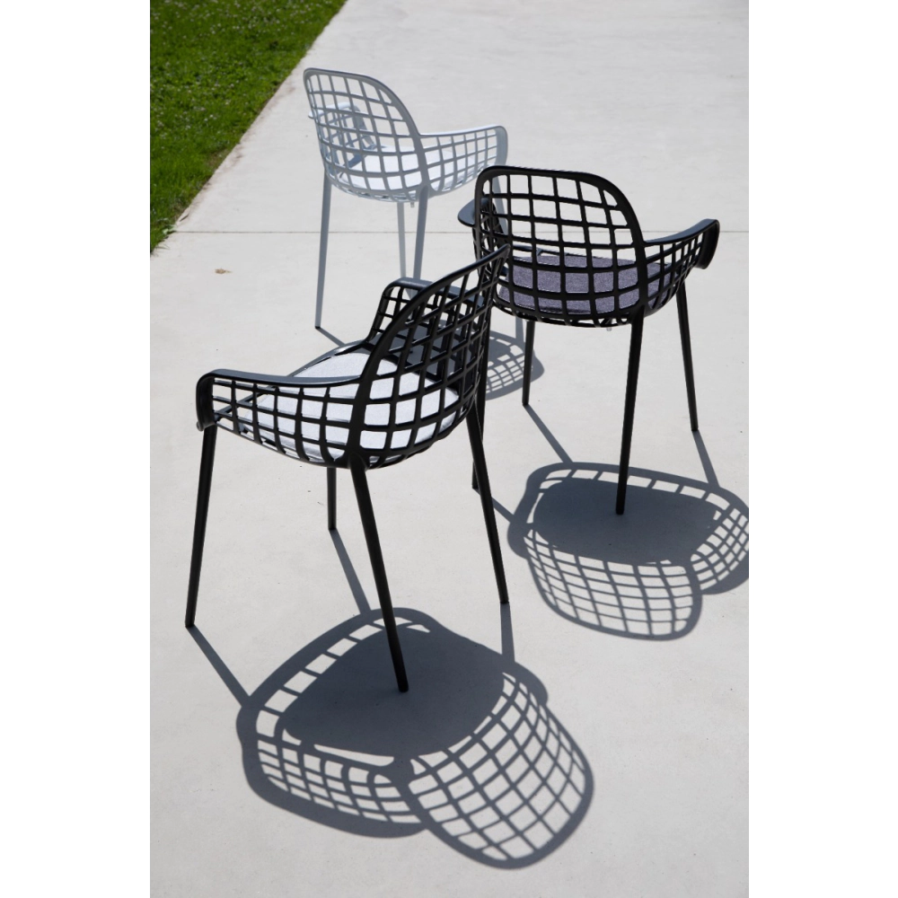 
High-quality garden chair "Albert Kuip" - Black