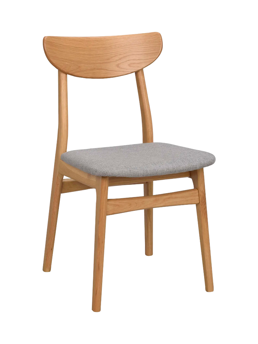 
Chaise design « Rodham » en chêne massif - Chêne naturel