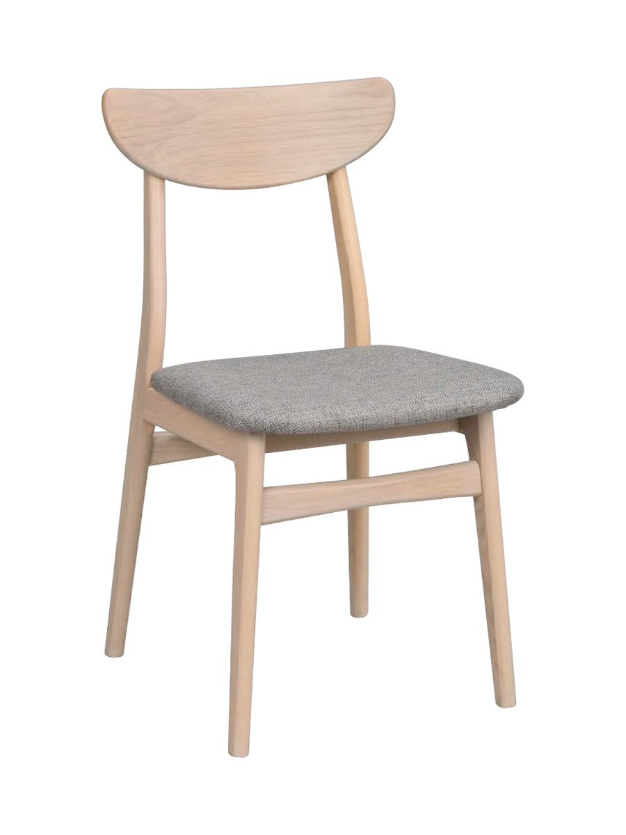 
Chaise design « Rodham » en chêne massif - Chêne clair