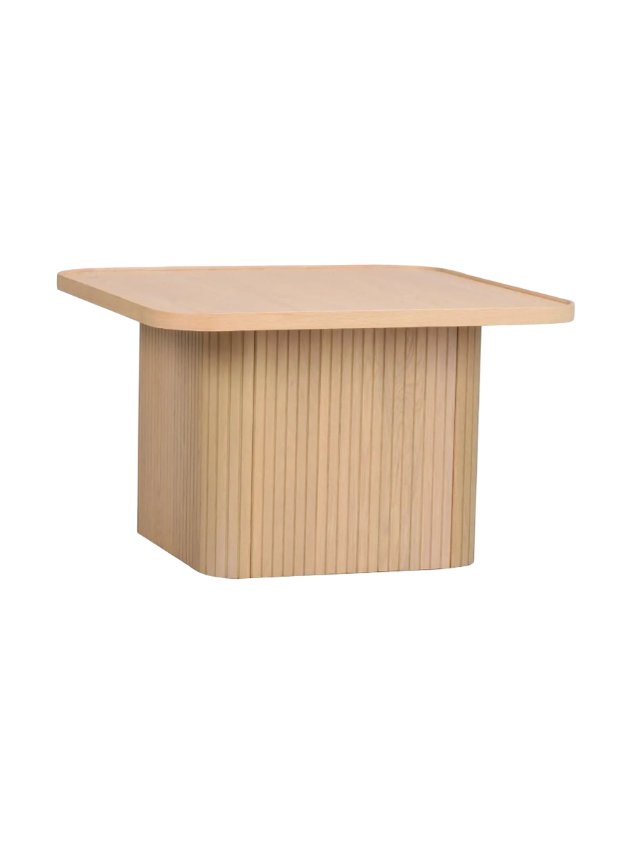 
Stylish "Sulliva" Sofa/Side Table 60 x 60 cm - Light oak