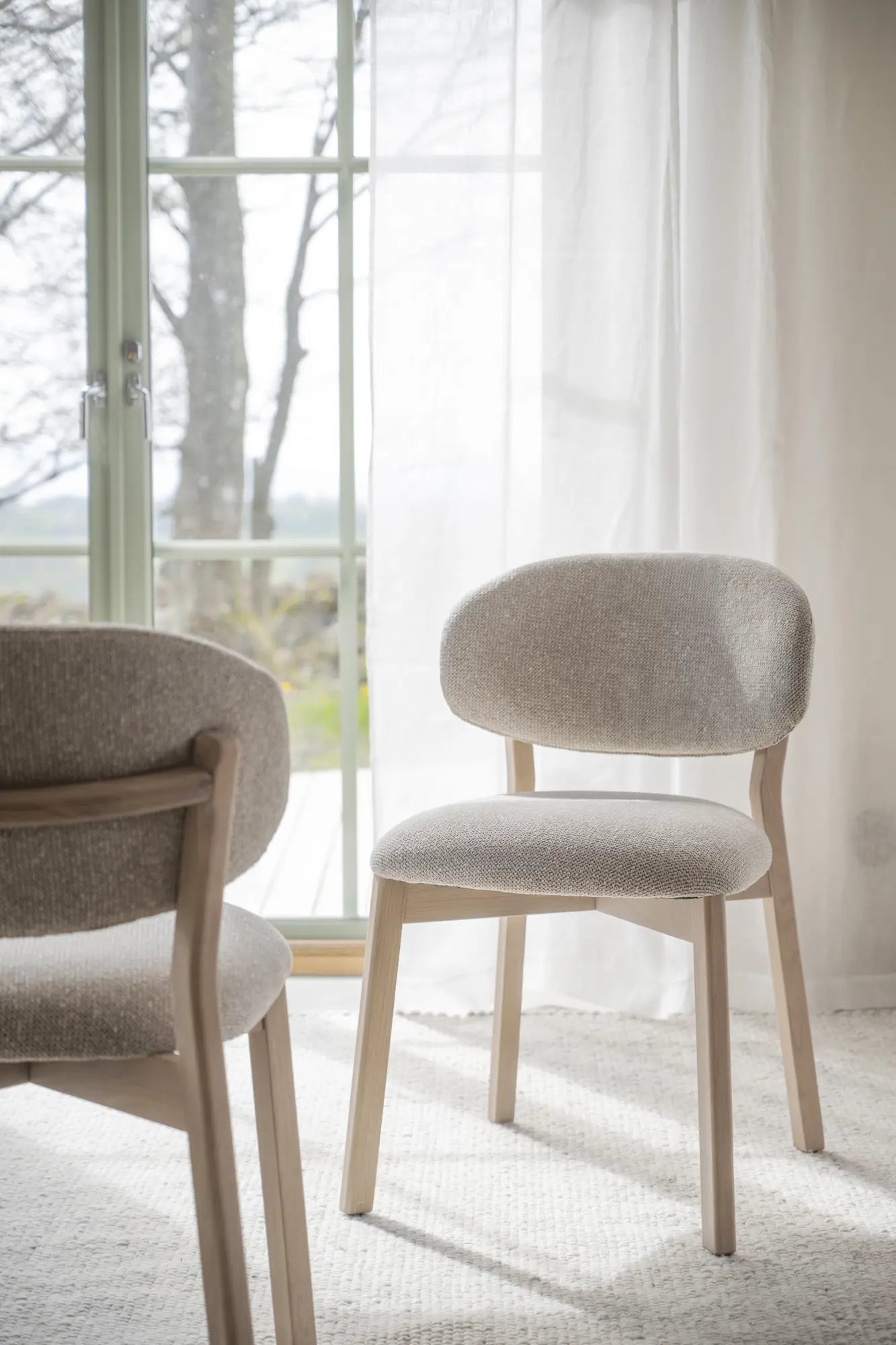 
High-Quality Solid Wood Chair "Patterson" - Light oak