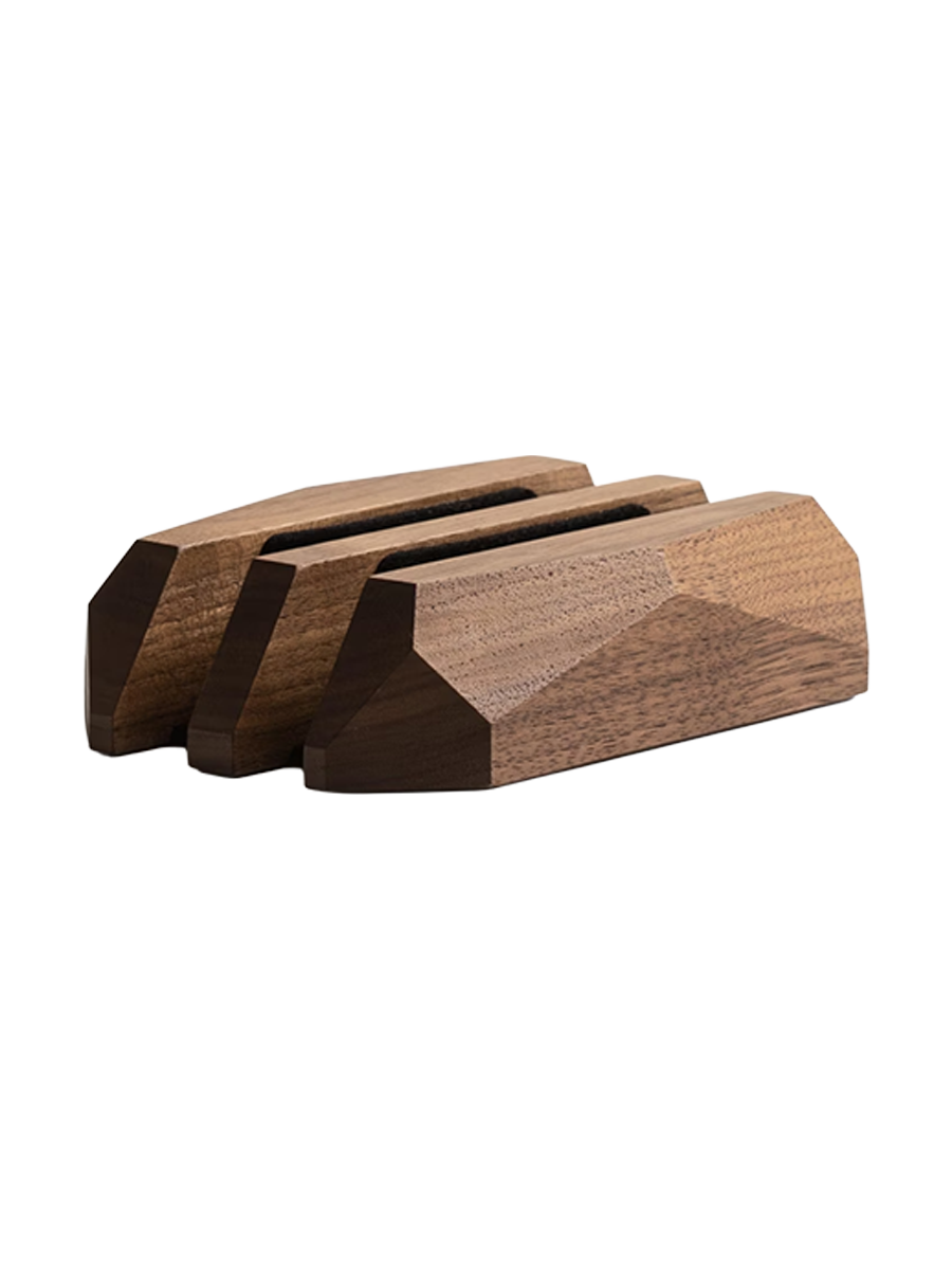 
Support pour ordinateur portable "Dual Doc" en bois massif - Noyer