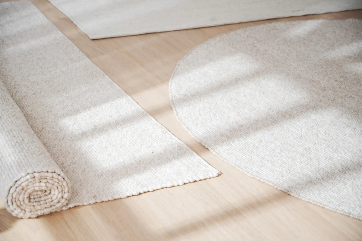 
Handgeknüpfter, hochwertiger Wollteppich „Wooland“ 240 x 340 cm - Beige
