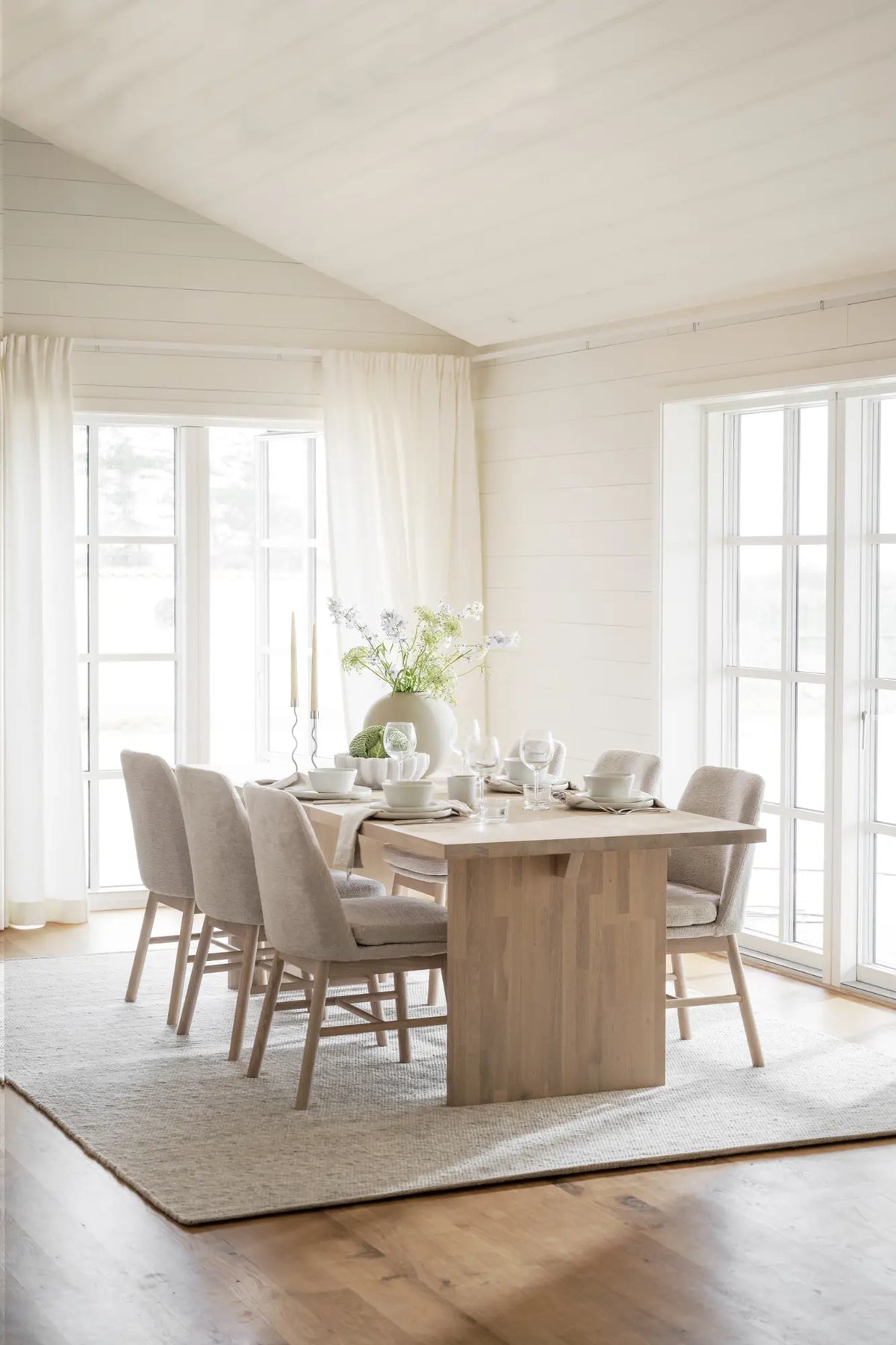 
Sedia di alta qualità in legno massello «Amesbury» - Rovere chiaro