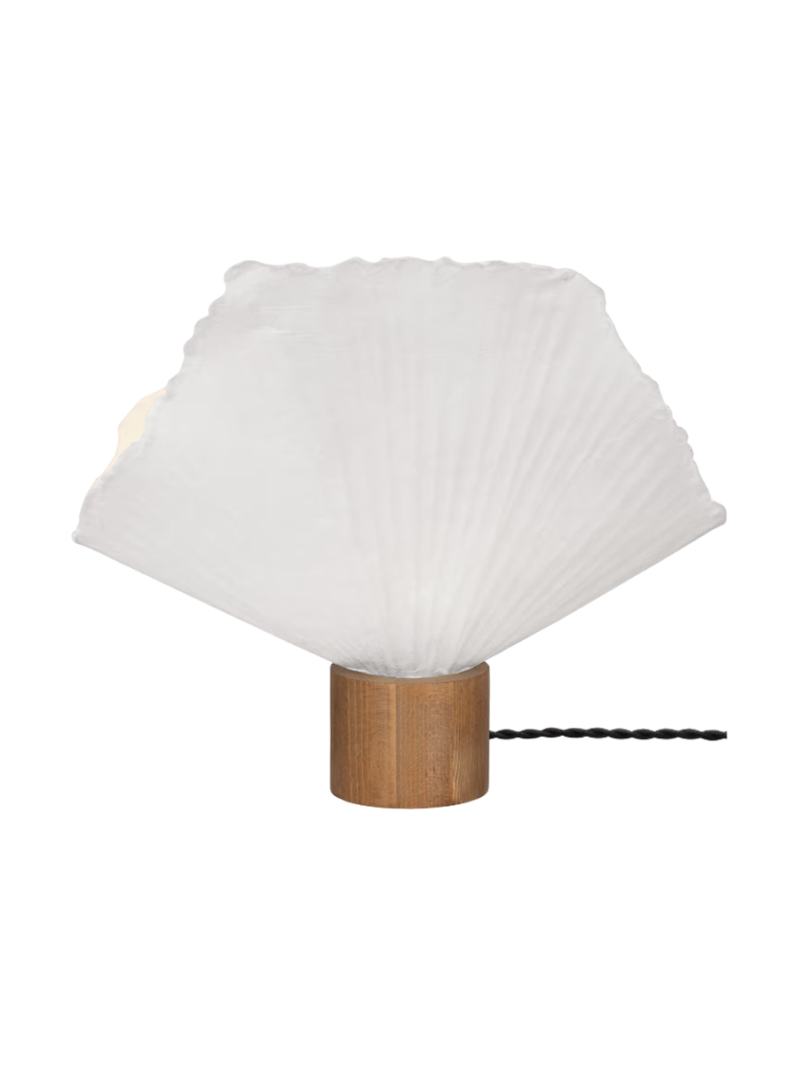 
Design Tischlampe „Tropez“ - Weiss/Natural