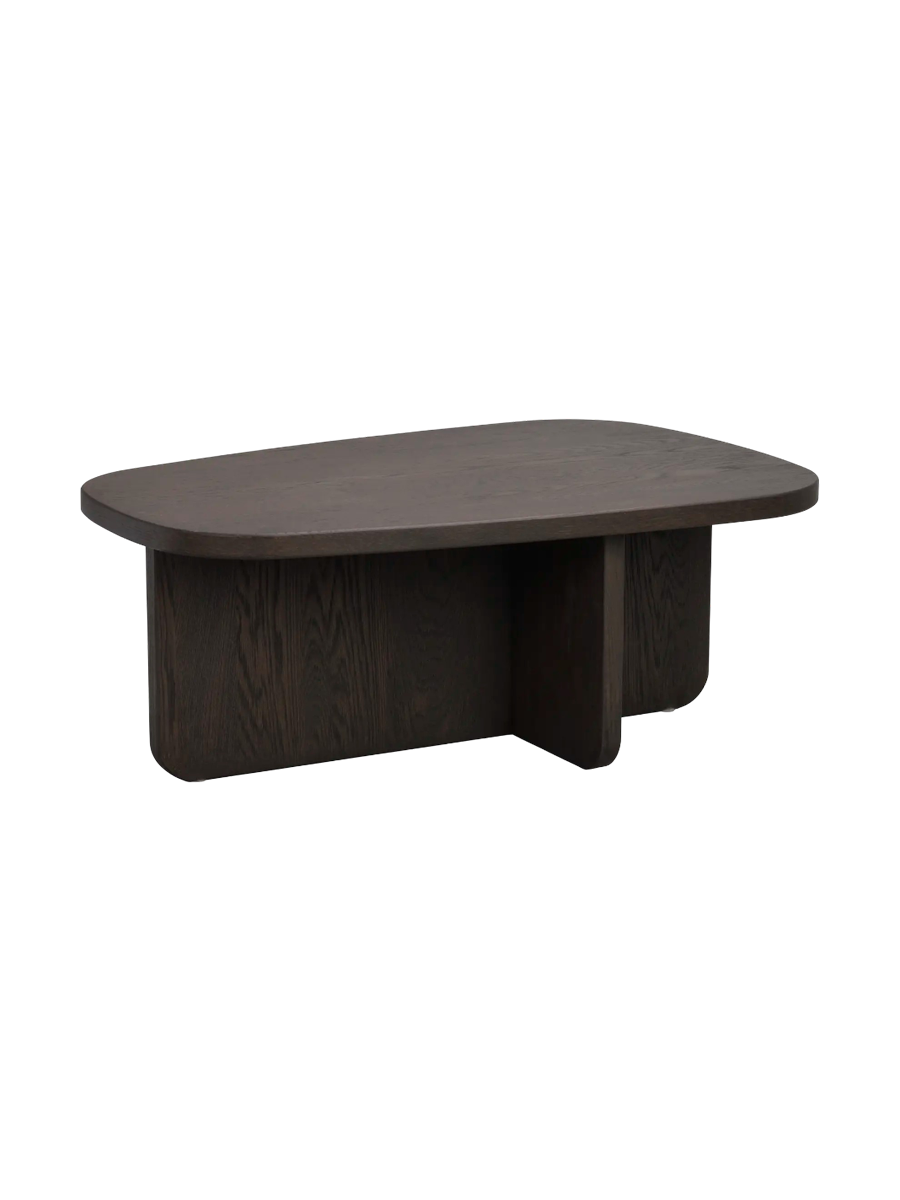 
Design Couchtisch „Billings“, 89 x 59 cm - Eiche Dunkelbraun