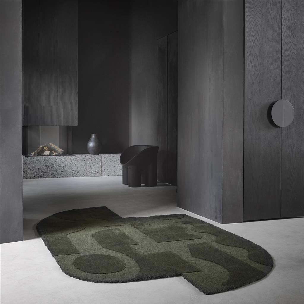 
Tapis design « Mural Form » – 100 % pure laine vierge - 160 x 230 cm