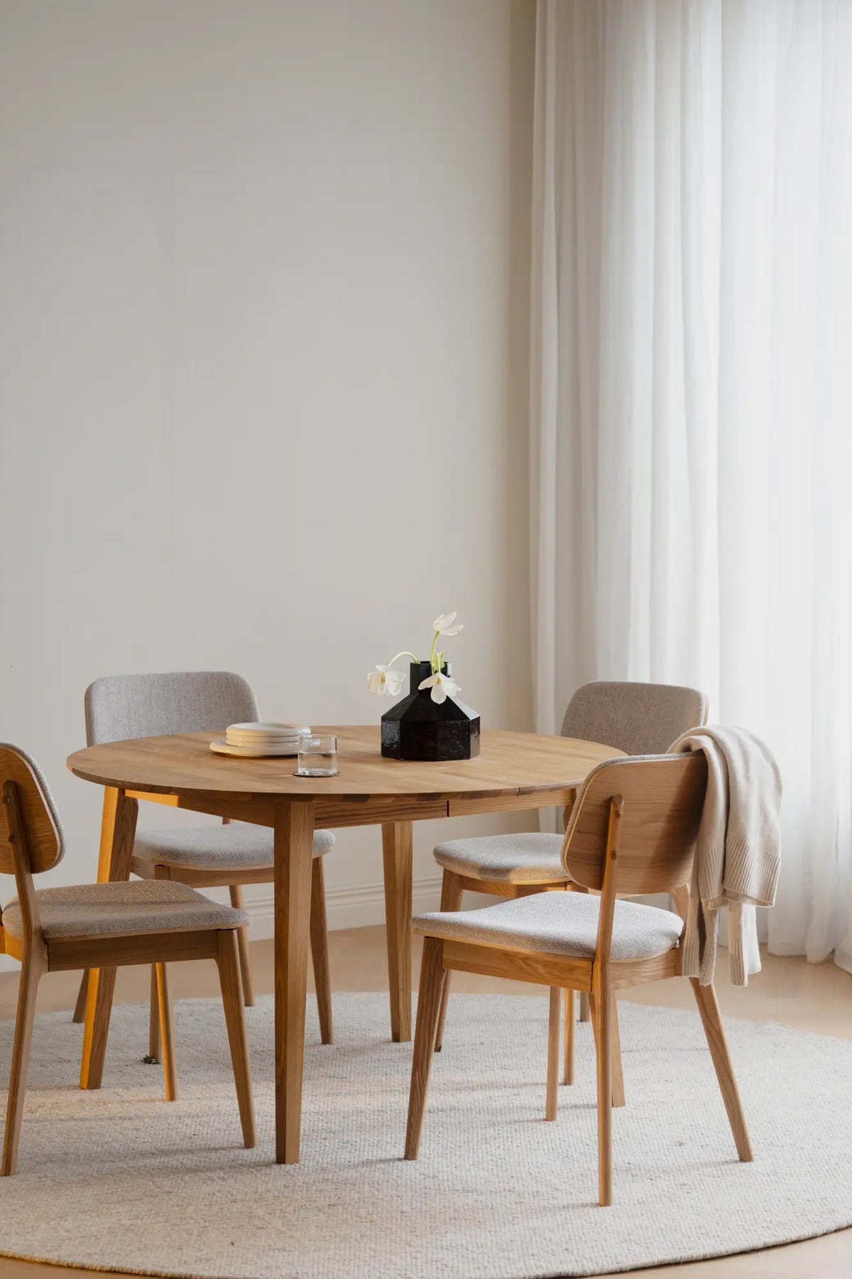 
Sedia di alta qualità in legno massello «Barret» - Rovere Naturale