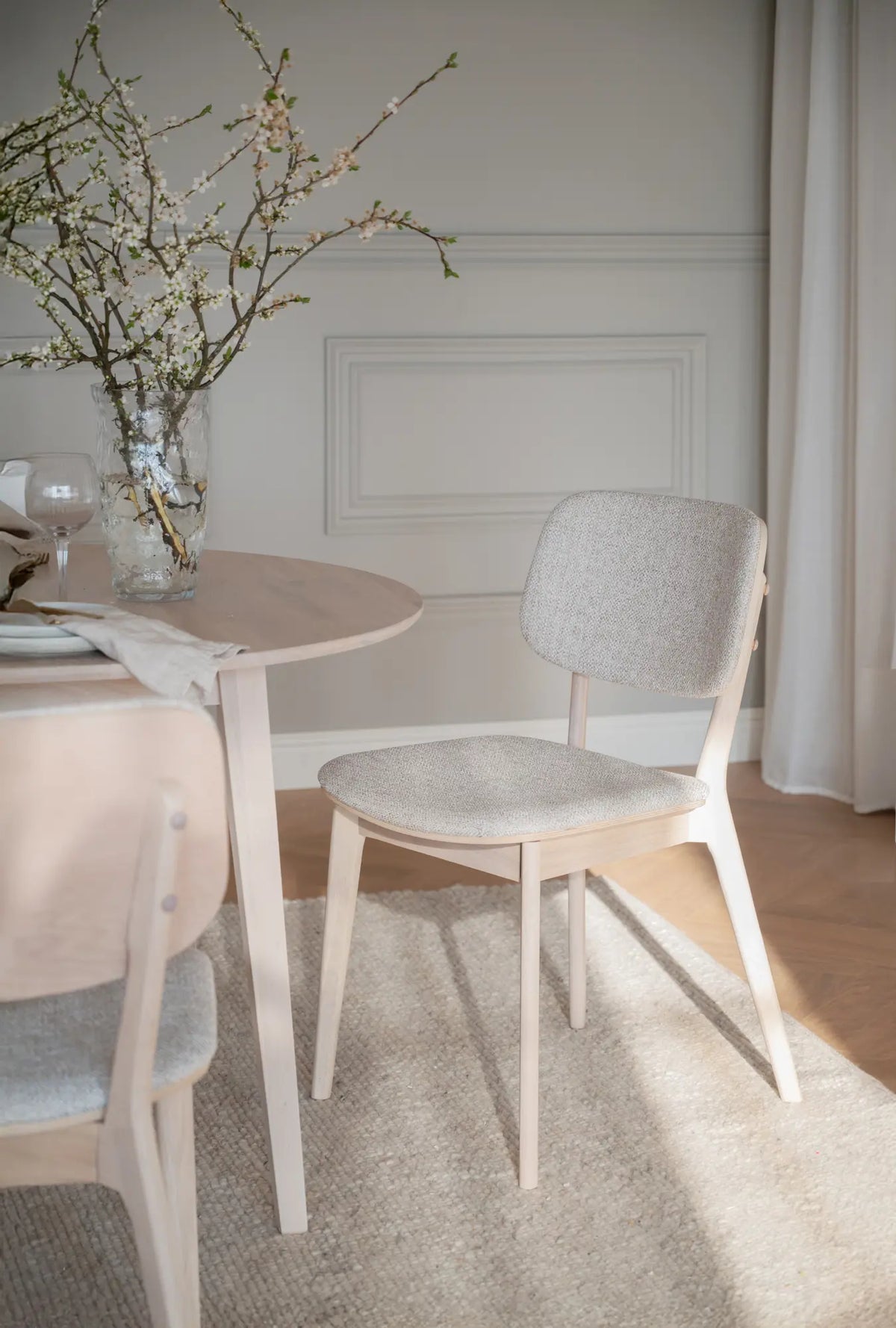 
Sedia di alta qualità in legno massello «Barret» - Rovere chiaro