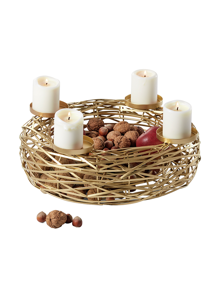 
Design Adventskranz „Boschendal“ Ø 40 x 12 cm
