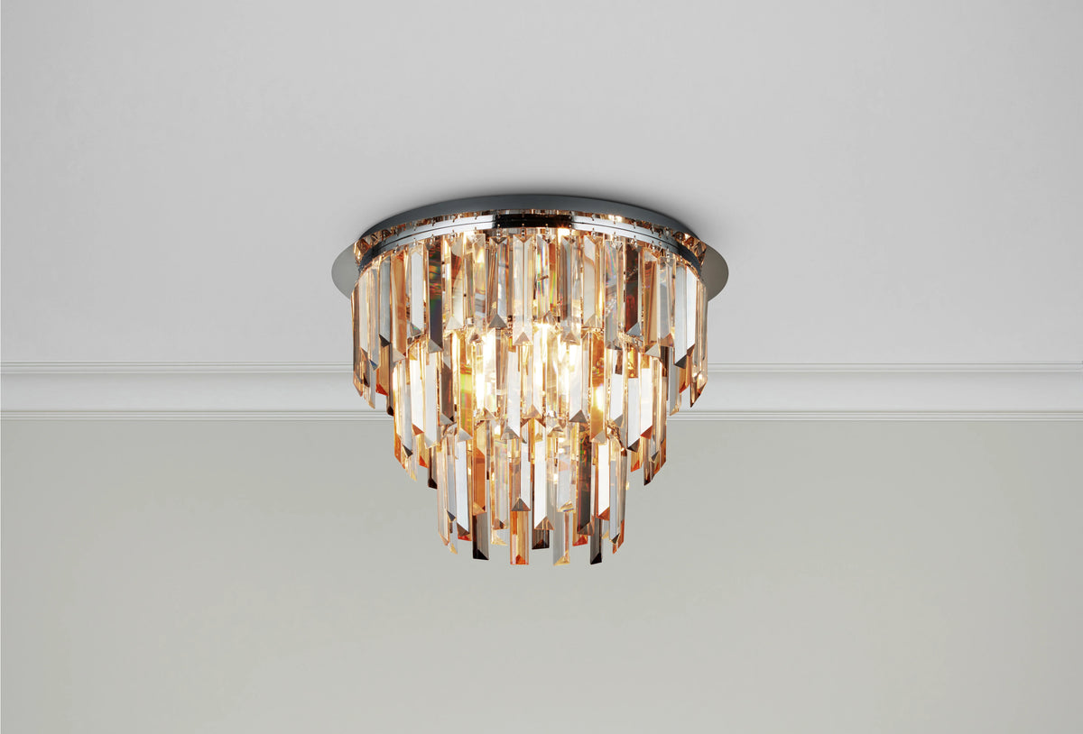 
Luxuriöse, dimmbare Deckenlampe „Clarissa“ - 5 flammig