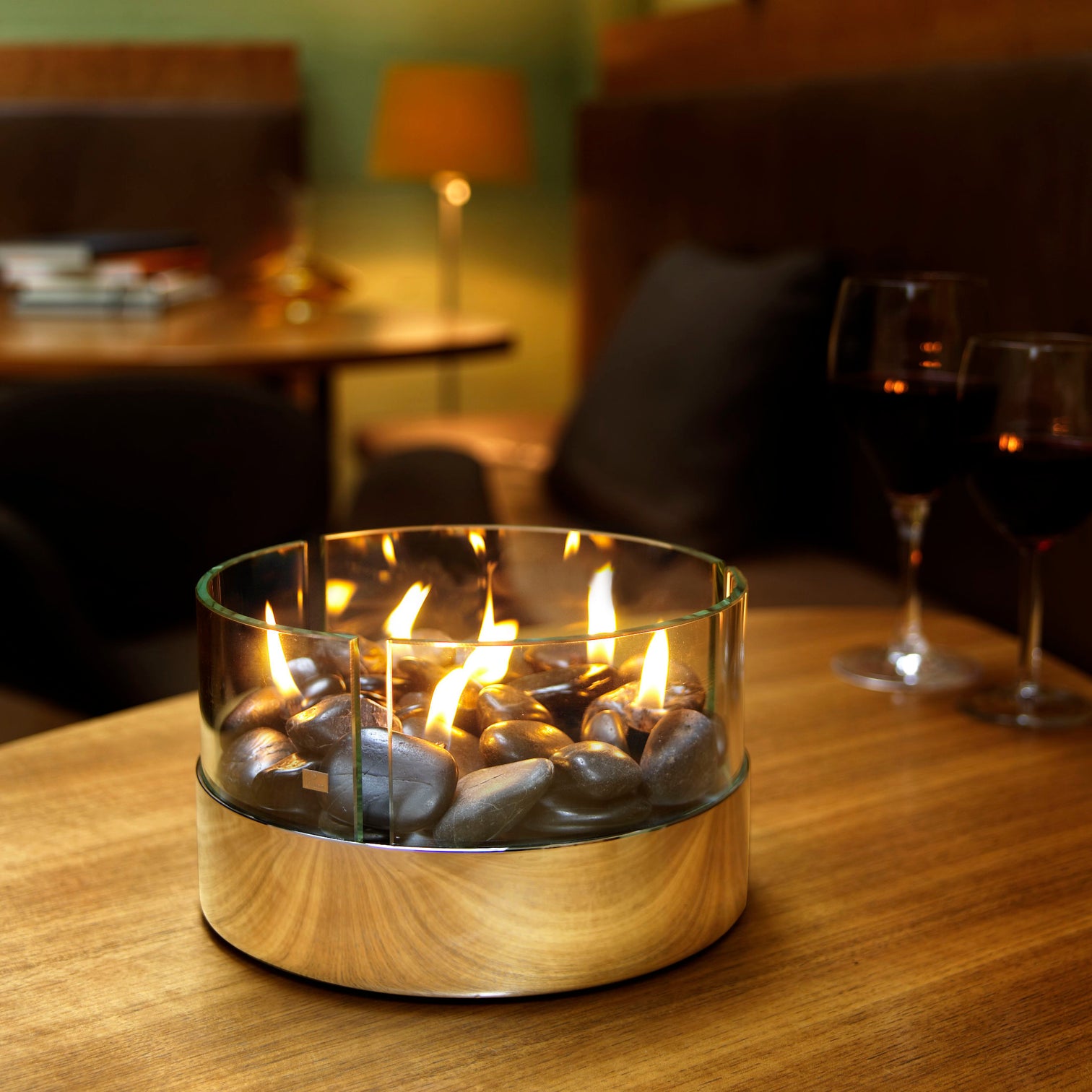 
Cheminée de table design « Burn » Ø 20 cm